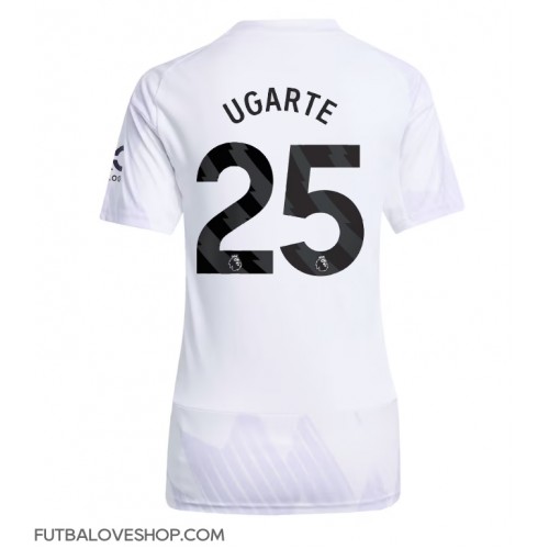 Dres Manchester United Manuel Ugarte #25 Preč pre Ženy 2025-26 Krátky Rukáv
